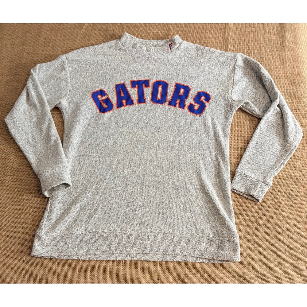 Vintage Y2K PINK Victoria's Secret Florida Gators Grey Marled Long Sleeve Top XS